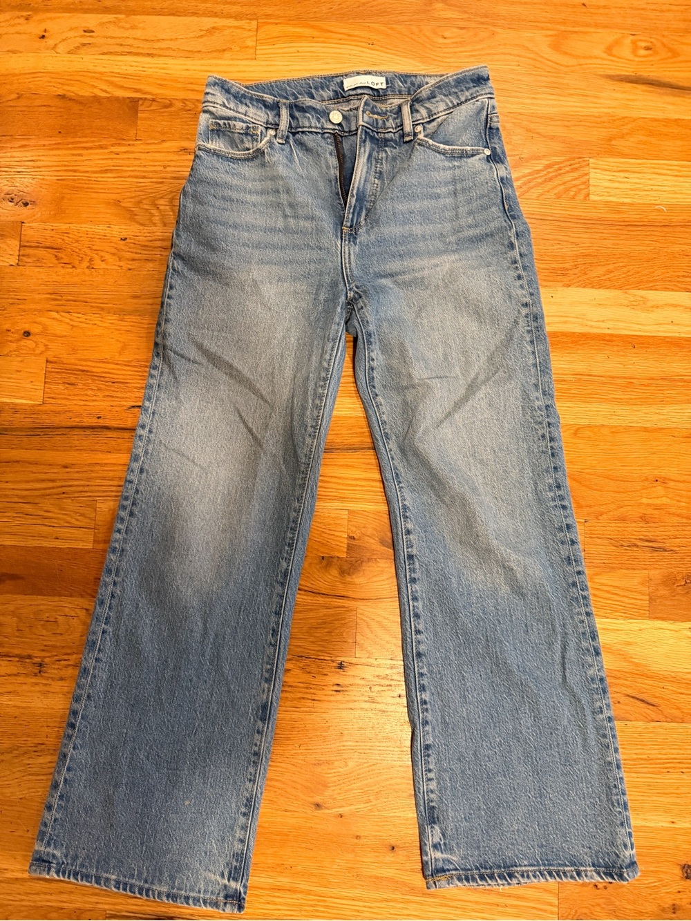 LOFT Light Blue Flare Jeans